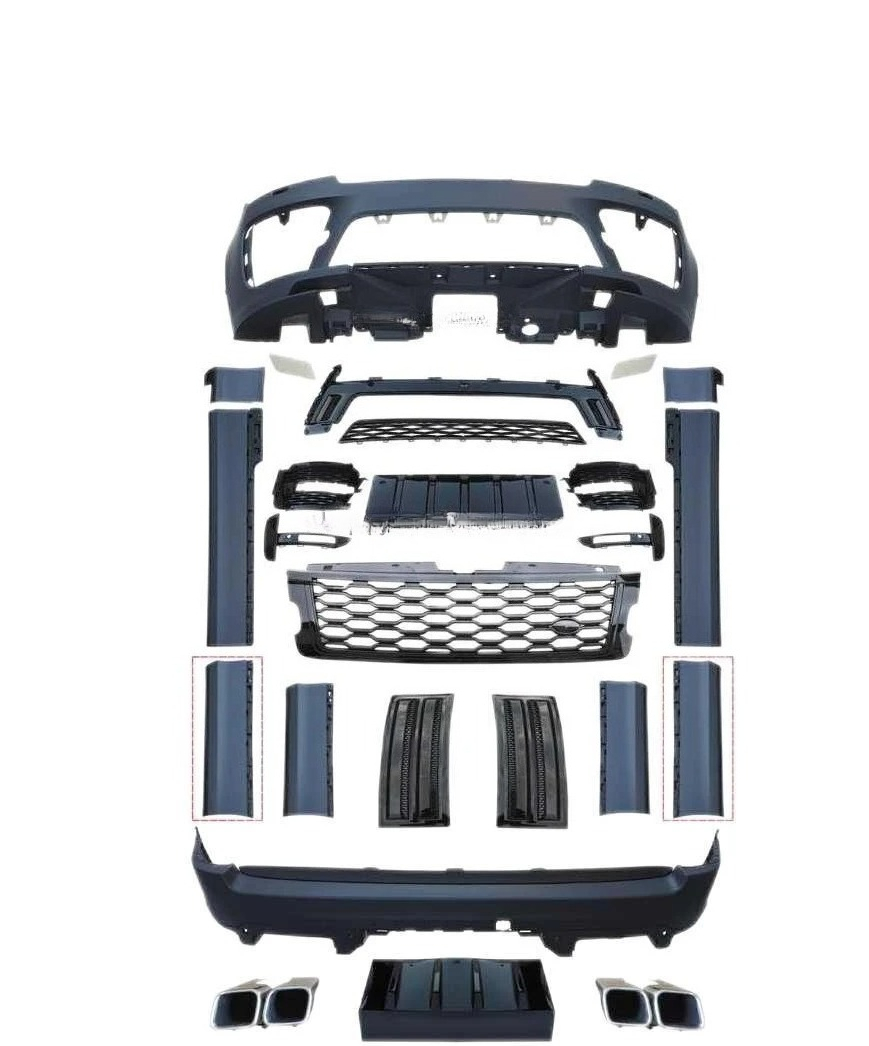 For RR vogue 2018-2022 Base Upgrade to SVO Version  Low to High Front and Rear Bumper Completely Body Kit